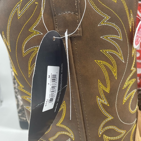 LAREDO Ladies Kadi Distressed Brown Cowboy Boots 5742 Western - Picture 8 of 16